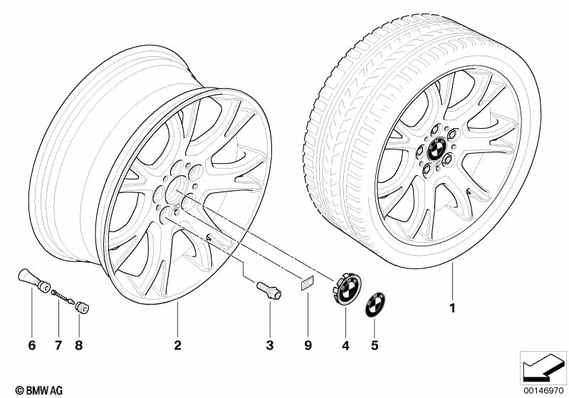 BMW LM velg M Y-spaken 191