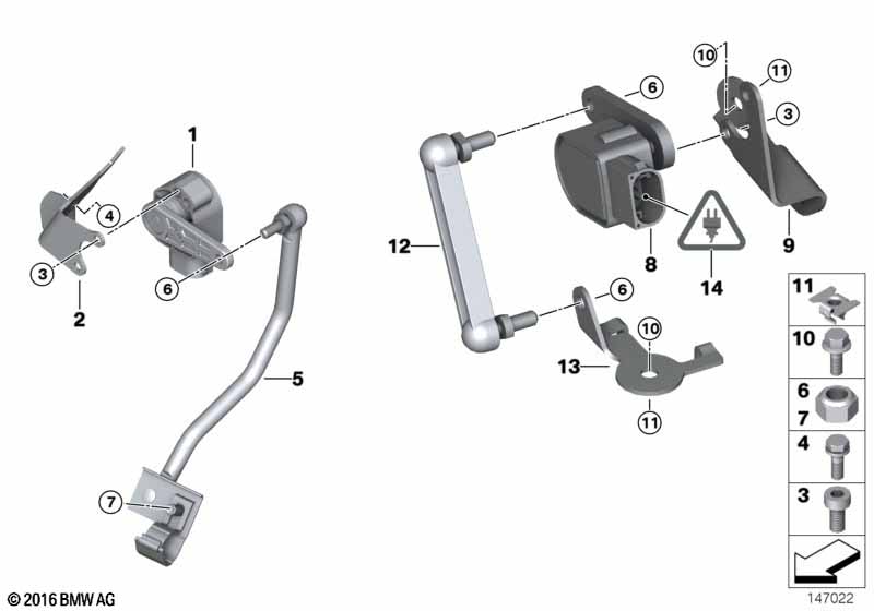 Sensor regeling verlicht.afstand 4wielen