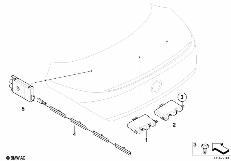 Onderdel., telef. multi-band/GPS antenne