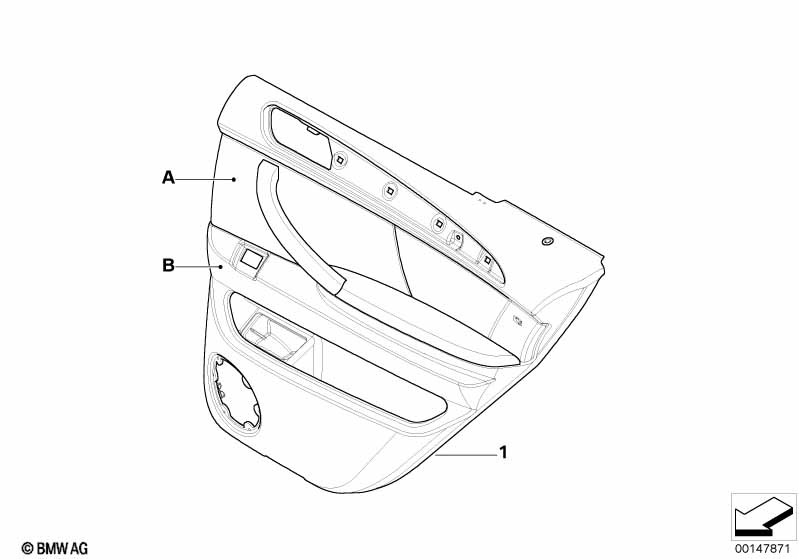 Individual portierbekled. achter airbag