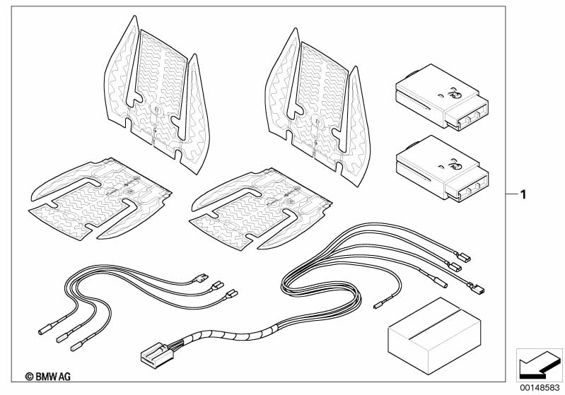 Accessoire stoelverwarming voor