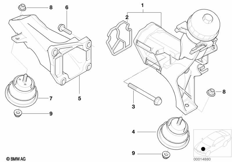 Motorophanging