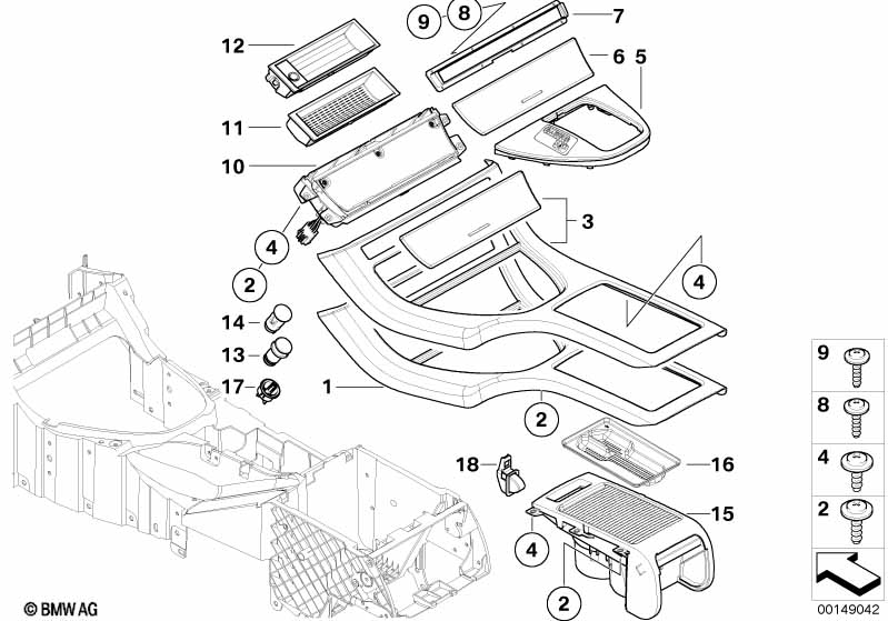 Aanbouwdelen middenconsole