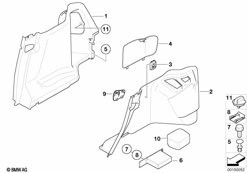 Bekleding ruimte bodem zijdelings