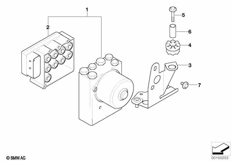 ASC hydroaggreg./stuurtoestel/bevestigng