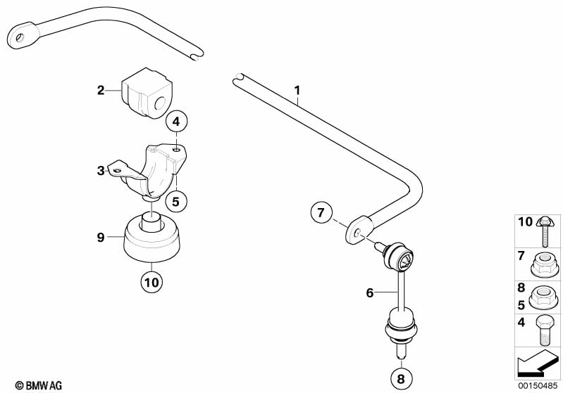 Stabilisator achter