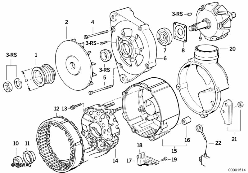 Dynamo onderdelen 140a