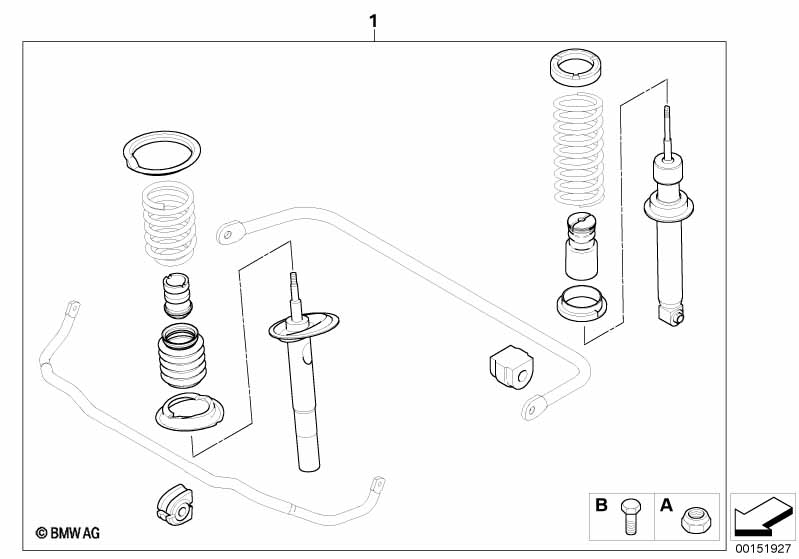 Modificatieset M sportonderstel