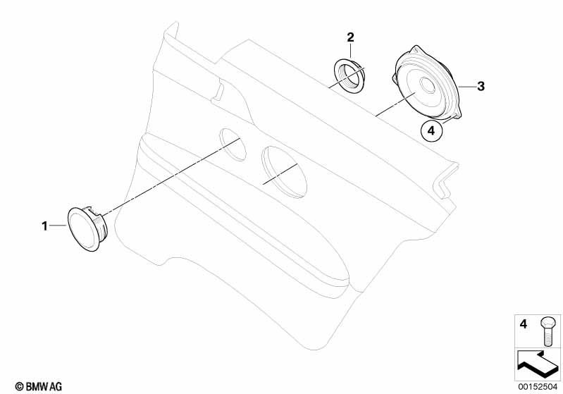 Individual-audiosysteem achterportier