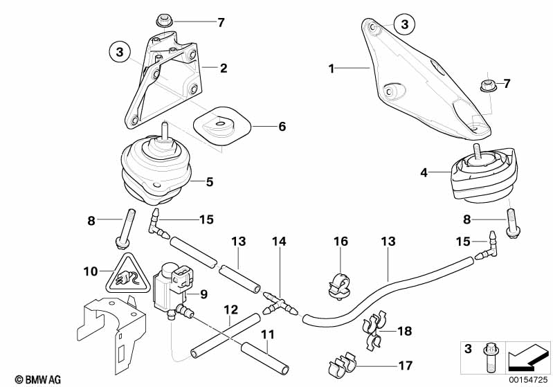 Motorophanging