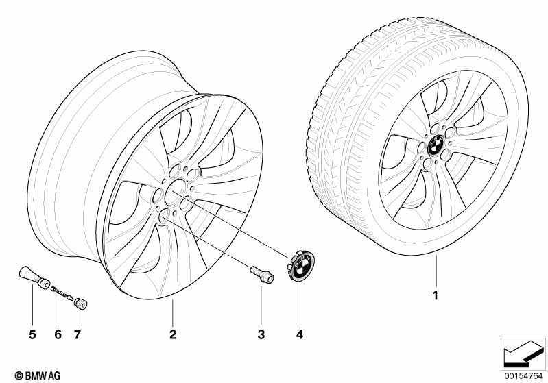 BMW wiel LM sterspaak 213