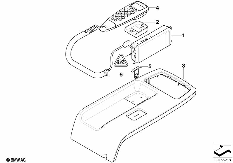 Onderdelen tandem autotelefoon SA6NA