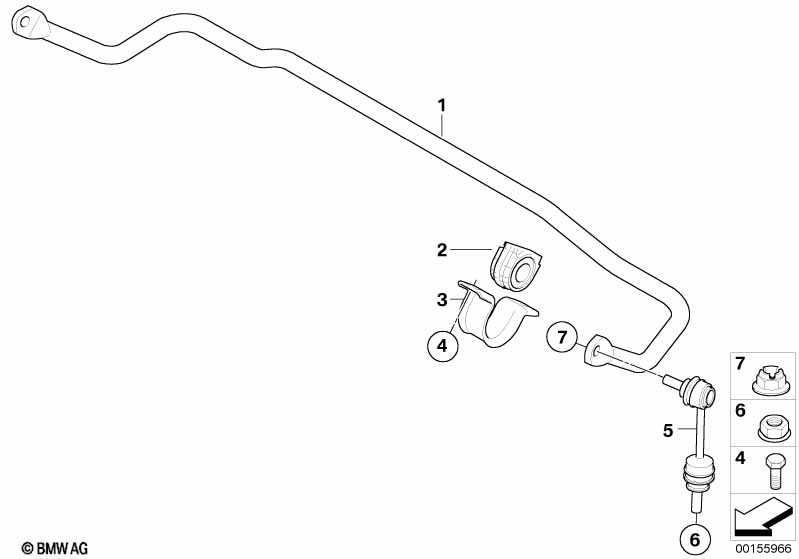 Stabilisator achter