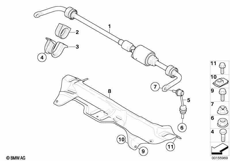 Stabilisator achter/Dynamic Drive