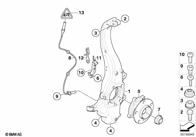 Fusee/wiellager v��r