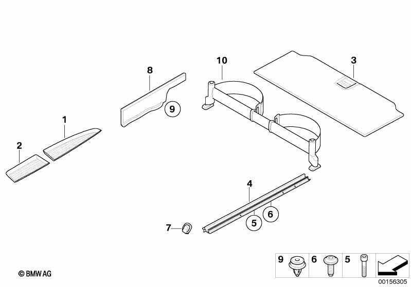 Accessoire sjorsy-rail systeem