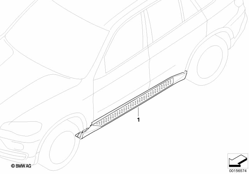 Na-inbouw aluminium treeplank