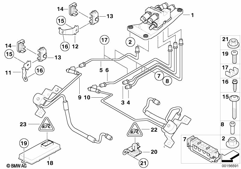 Kleppenblok en mont.delen/Dynamic Drive