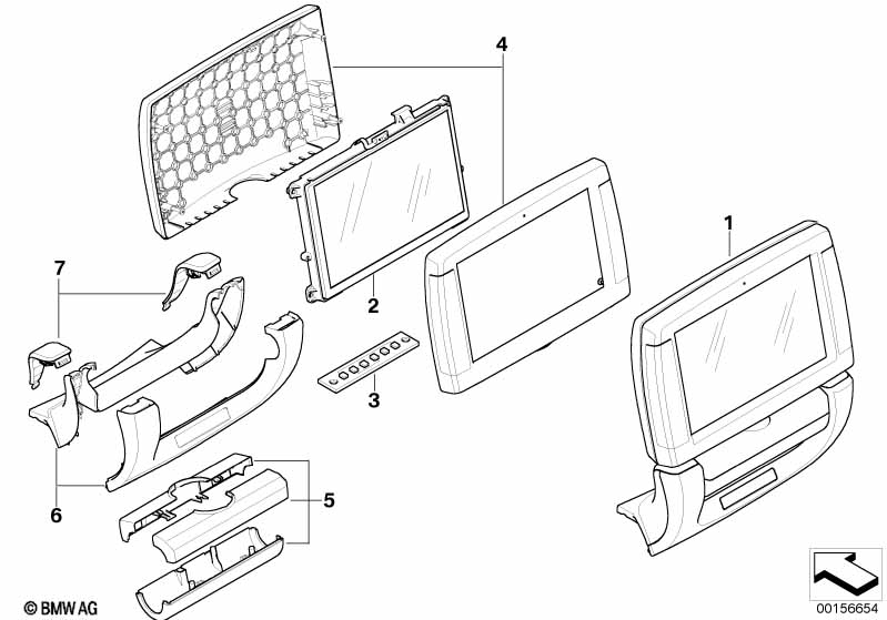 Monitor achterin