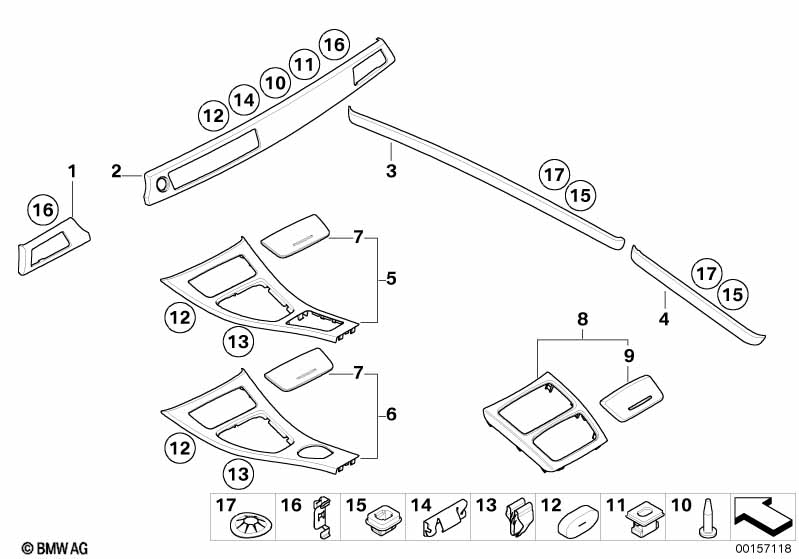 Interieursierlijst aluminium