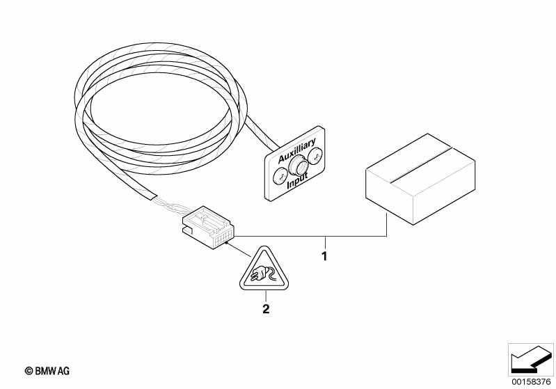 Na-inbouw Auxillary aansluiting