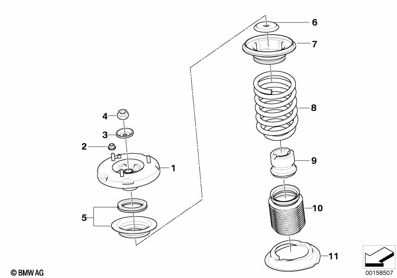 Schroefveer/steunleger/aanbouwdelen