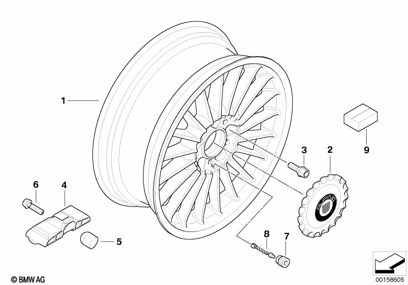 Velg van lichtmetaal