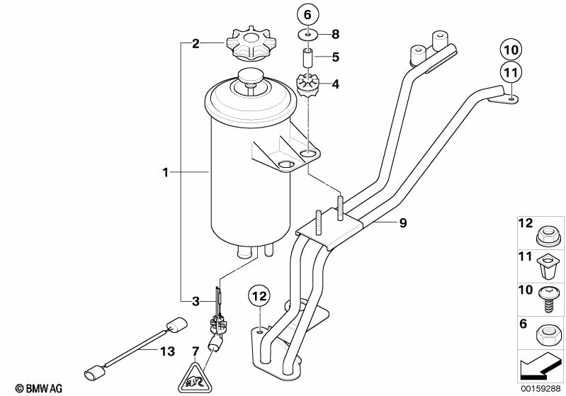 Oliereservoir/losse delen/Dynamic Drive