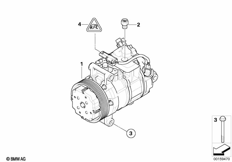 Airco-compressor/aanbouwdelen