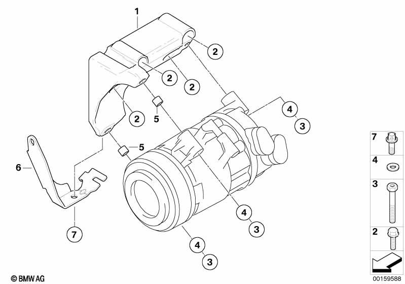 Lagerbok airco-compressor