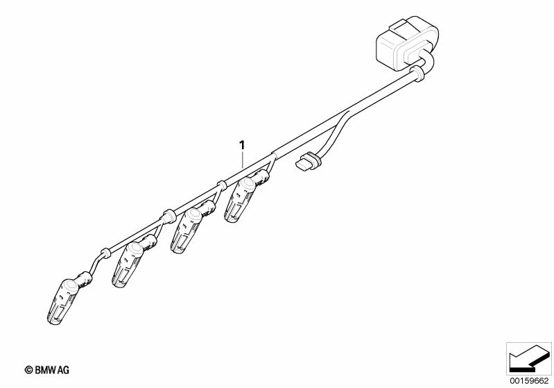 Kabelboom motor gloeimodule