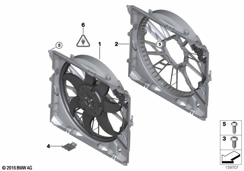 Ventilatoromlijsting, aanbouwdelen