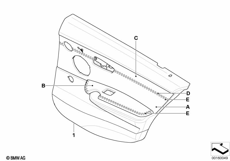 Individualdeurbekleding achter deelleer