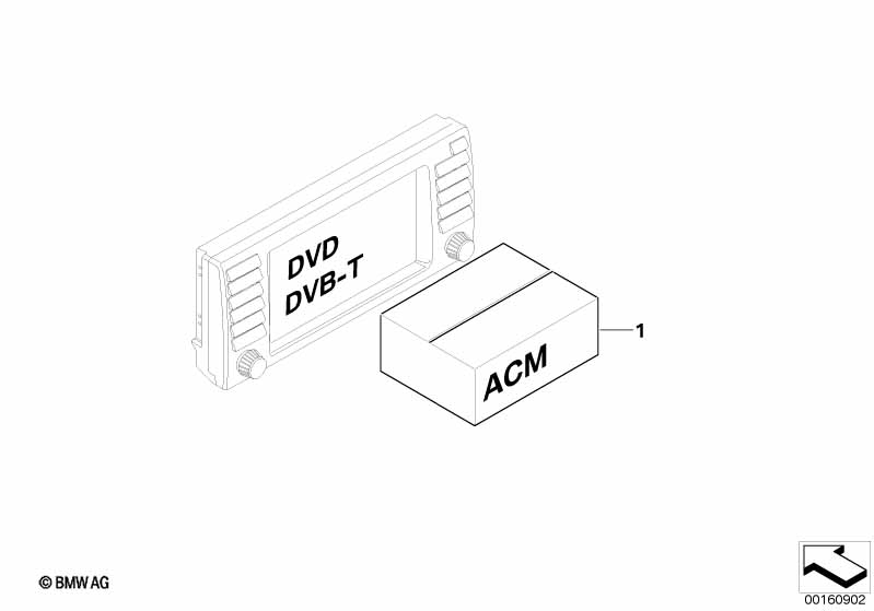 Onderdelen Accessory Control Menu ACM