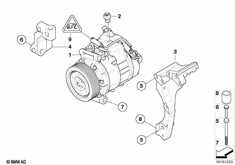 Airco-compressor/aanbouwdelen