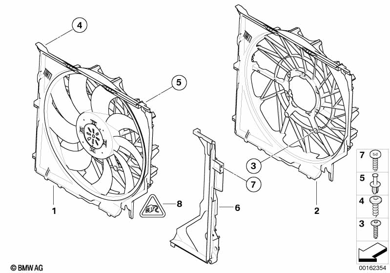 Ventilatoromlijsting, aanbouwdelen