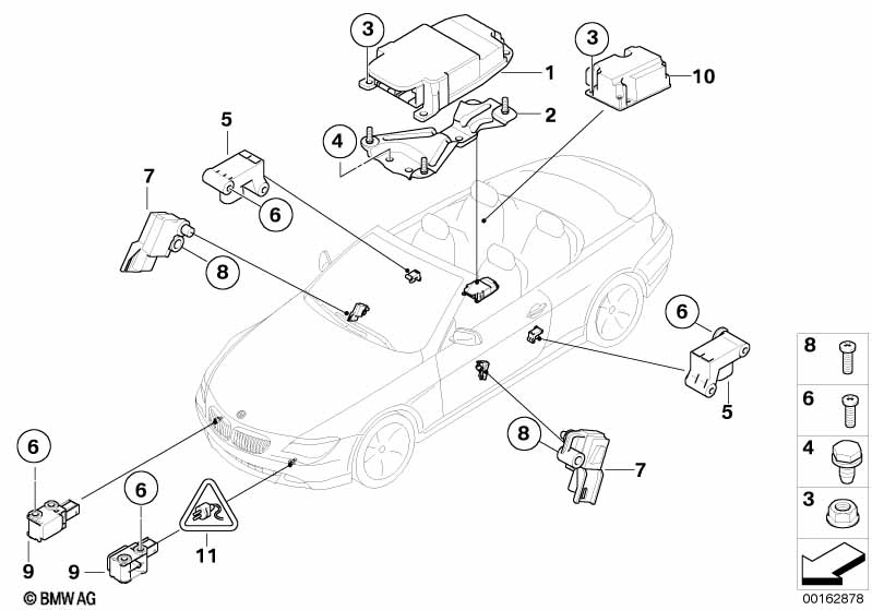 Elektro-onderdelen v airbag