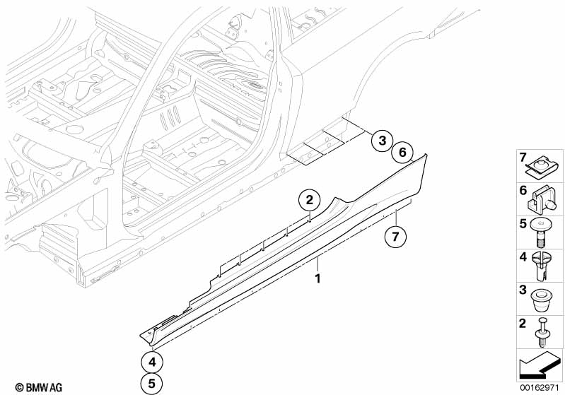 M-afdeklijst dorpel / wielkuip