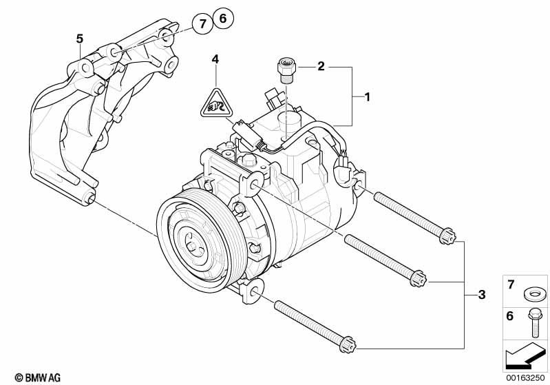 Airco-compressor/aanbouwdelen