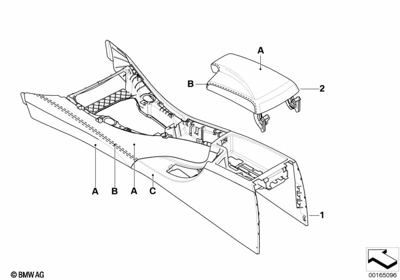 Individual middenconsole