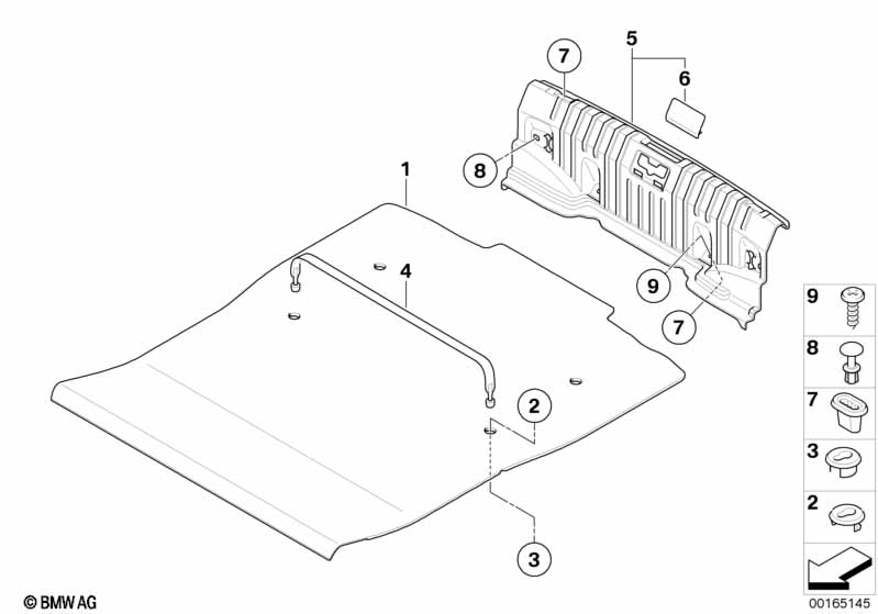 Bekleding bagageruimtebodem