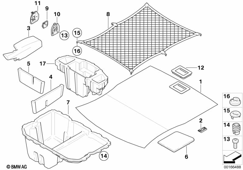 Bekleding bagageruimtebodem