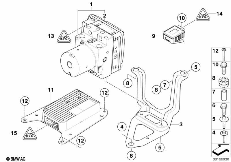 Hydroaggreg.DXC/bevestiging/sensor