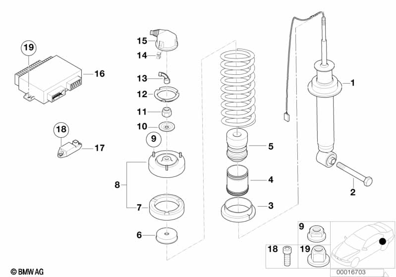 Veerelement achter EDC