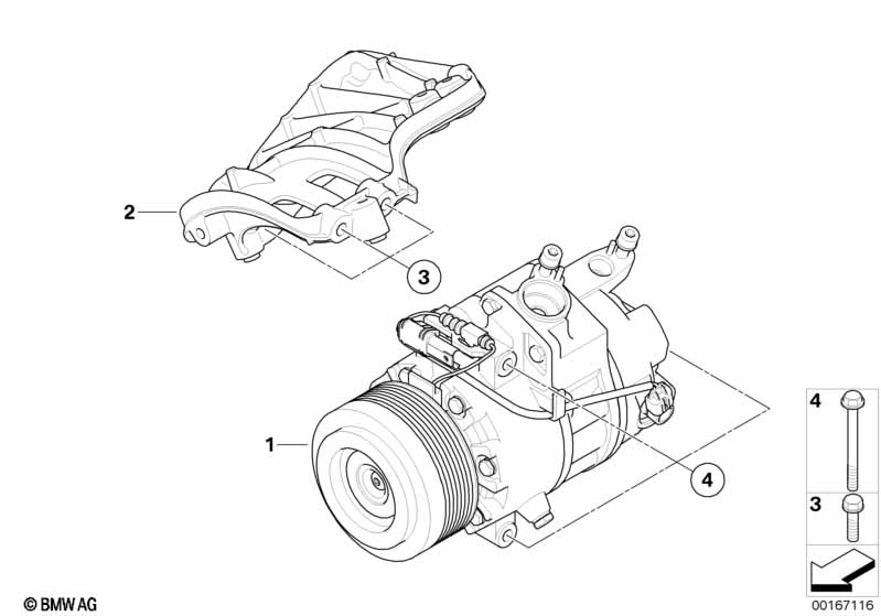 Airco-compressor/aanbouwdelen