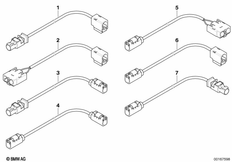 Universal antennekabel