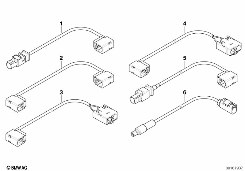 Universal antennekabel