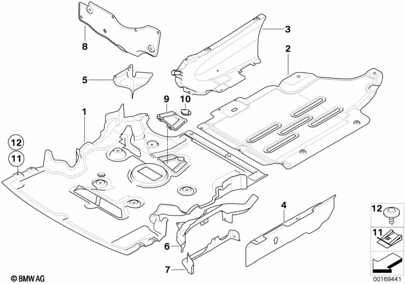 Bekleding/isolatie motorruimte