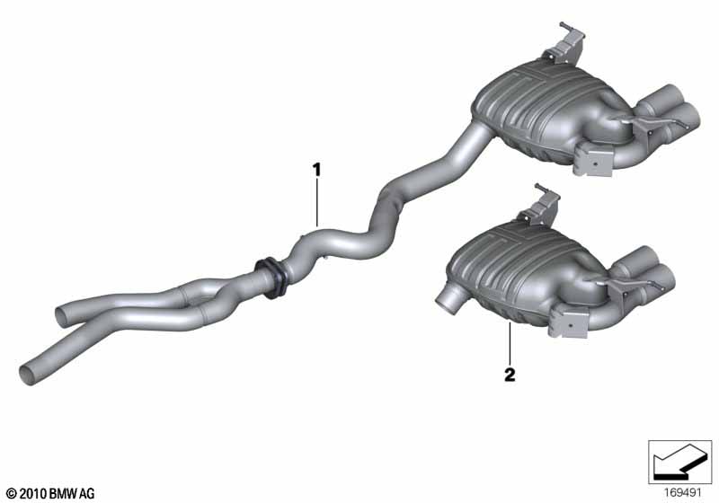 BMW Performance-uitlaatdempersysteem