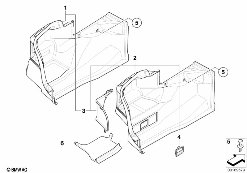 Bekleding bagagekoffer links